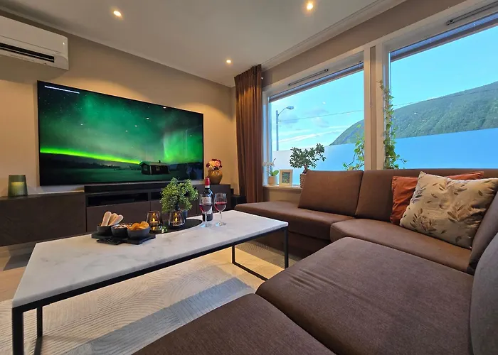 Modern Luxury Villa- Free Parking Tromsø